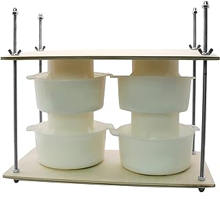 Presse à fromage pour fabrication de 16 pouces kit avec presse et 4