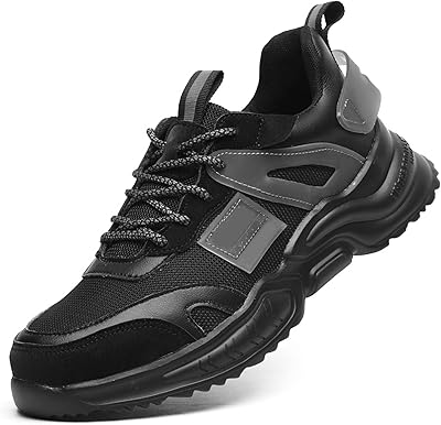 Chaussures de protection pour travailleurs bixens j avec embout en acier, résistantes aux
