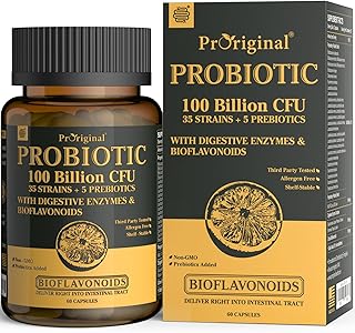 Capsules probiotiques 100 milliards de btu cubes avec 35 souches pour la santé