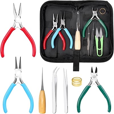 Ensemble de pinces à bijoux kaydek taille 45 pouces composé de 8 pièces
