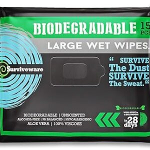 Lingettes biodégradables surviwear douche sans rinçage pour post-entraînement et camping 15. Découvrez le shopping sans frontières avec Diaytar Sénégal