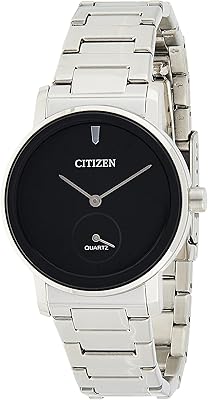 Montre à quartz citizen pour femme, analogique, bracelet en acier inoxydable - eq9060-53e