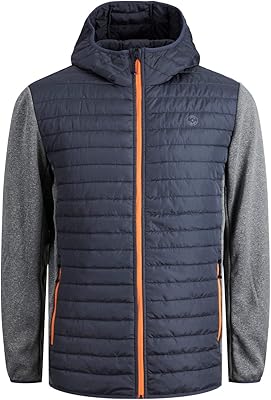 Veste matelassée multicolore pour homme