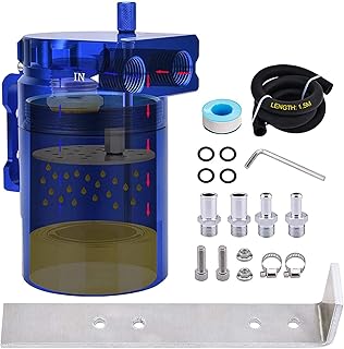 Réservoir d'huile speedow bronze micron avec kit de tuyau bleu universel