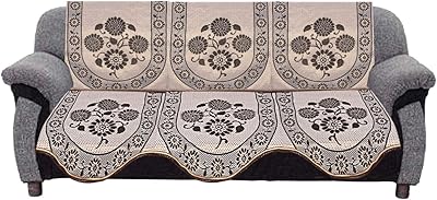Housse de canapé 5 places en coton cooper industries à motif floral, 6