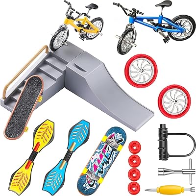 Ensemble de rampes de skateboard à doigts ensemble skate park mini jouets park