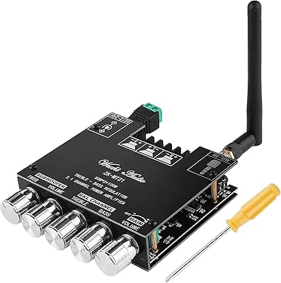 Carte de caisson de basses bluetooth 2.1 2x50w+100w 12v-24v module et contrôle