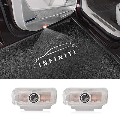 2 pièces led projecteur de logo de porte de voiture ombre fantôme lumières