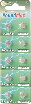 10 piles boutons alcalines ag3 lr41lr736 lr41 l736 192 1,5 v maximum