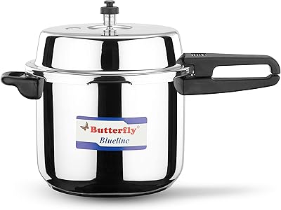 Autocuiseur butterfly bl-10l blue line en acier inoxydable - 10 litres