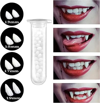 4 paires de dents de vampire avec adhésif fête d'halloween fang wearwolf cosplay faux accessoires de dents pour fête d'horreur. Achetez malin avec Diaytar Sénégal, votre partenaire shopping 100% digital