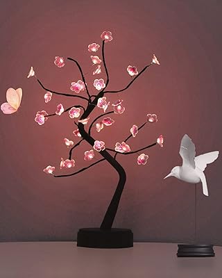 Lampe de bonsaï otafilm lumières d'arbre pour le salon veilleuse décoration