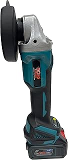 Meuleuse d'angle professionnelle sans fil 115 mm - 4,5 pouces avec 2 batteries