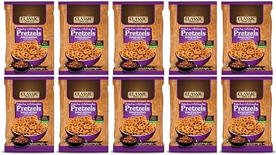 Classic snacks bretzels bbq, collations 100 % déshydratées, collations faibles en gras