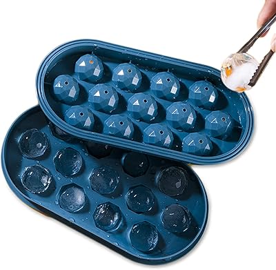Bac à glaçons team freezer avec couvercle moule en silicone 13