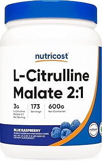 Nutricost l-citrulline malate 2:1 (600 g) (framboise bleue)