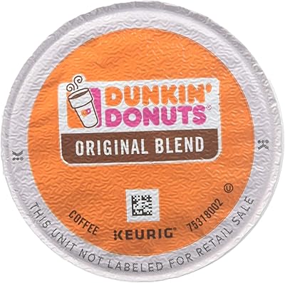 Tasses à café aromatisées originales dunkin' donuts pour cafetières keurig k (96 pièces). Révolutionnez votre façon d'acheter avec Diaytar