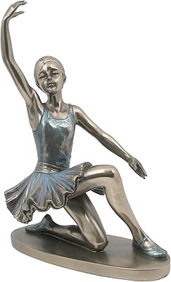 Figurine ballerine de 8,50 pouces, position finale du soluté, à collectionner