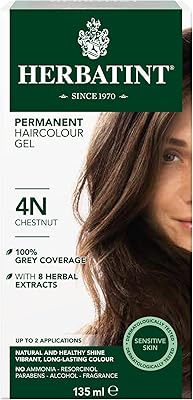 Teinture capillaire herbatint 4n châtaigne