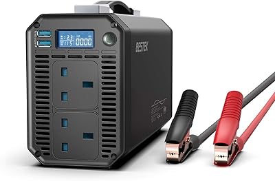 Onduleur électrique de voiture bestek 1000w dc 12v à ac 230v 240v