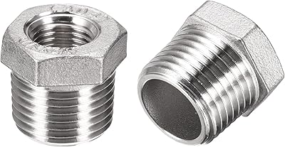 Douille hexagonale réductrice mexinity, 1/2 pt mâle vers 1/4 pt femelle 304, adaptateur