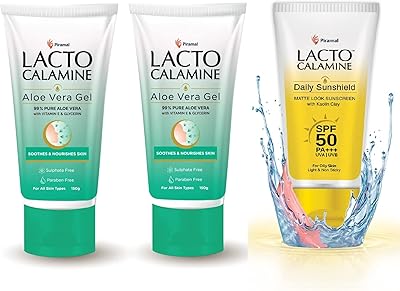 Gel d'aloe vera lacto calamine avec 99 % naturel pur 150
