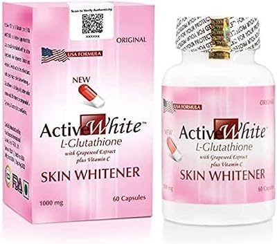 Pilules de blanchiment de la peau activ white vitamine c (acide ascorbique) 1000