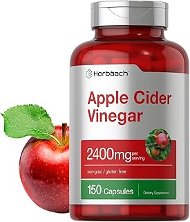Capsules de vinaigre de cidre de pomme | 2400 mg | 200 comprimés