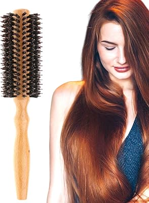 Cool baby petite brosse à cheveux ronde professionnelle en bois pour sécher