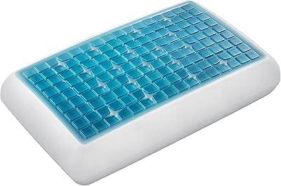 Oreiller de lit de luxe en mousse à mémoire de forme avec gel