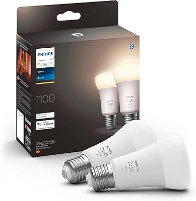 Philips hue nouvelle ampoule intelligente blanche 75w - 1100 lumens pack de 2
