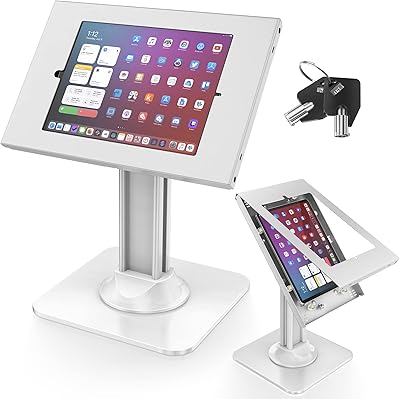 Support de kiosque antivol pour ipad apoftech - support de sécurité pour ipad