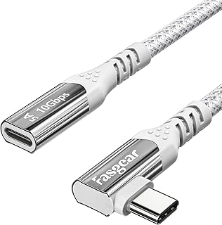 Câble d'extension usb c court pour thunderbolt 3 : fasgear 10 gbps usb