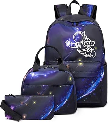 Sac à dos d'école décontracté en toile pour garçons et filles