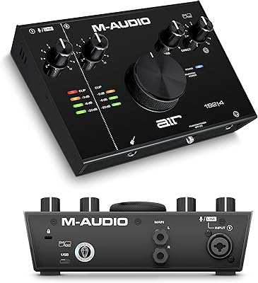 Interface audio m-audio air 192|4 avec 2 ports de sortie et 2 ports