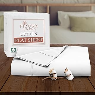 Drap-housse bizona linens avec extrémités élastiques, 400 fils, 100 % pur coton à