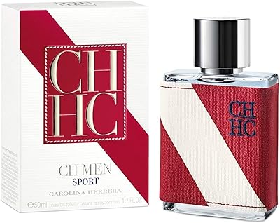 Carolina herrera ch men sport pour homme - eau de toilette, 50 ml