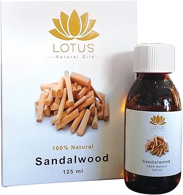 Huile de bois de santal lotus pour la peau 125 ml