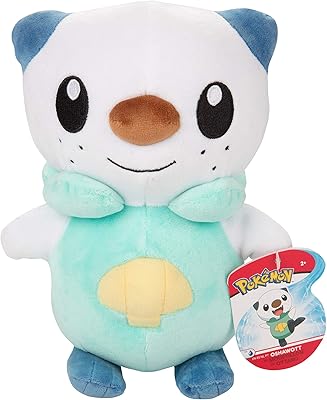 Pokemon legends : peluche arceus oshawott 8" sous licence officielle excellent cadeau