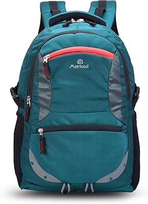 Grand sac à dos martucci 35l pour unisexe/université/école/voyage avec housse de pluie
