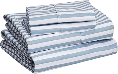 Parure de lit en microfibre légère ultra douce et facile d'entretien amazonbasics
