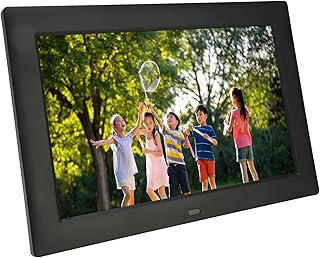 Cadre photo électronique, cadre photo numérique multiformat de 12 pouces prenant en charge