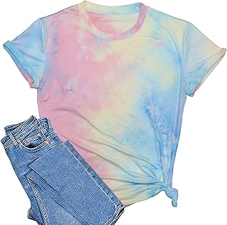 T-shirt d'été swatwin pour femmes, chemises décontractées amples à manches courtes et col