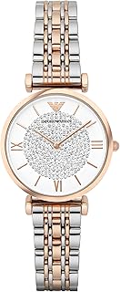 Montre pour femme d'emporio armani, avec deux aiguilles en acier inoxydable - 32 mm. Diaytar : Parce que vous méritez le meilleur sans vous ruiner