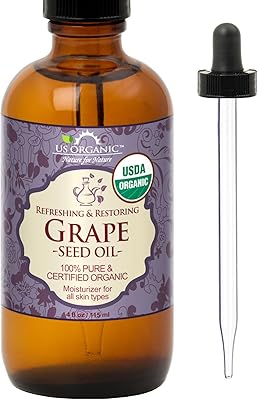 Huile de pépins de raisin biologique américaine, certifiée biologique par l'usda, 100 %