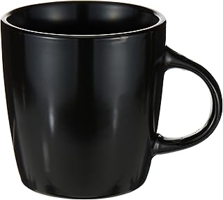 Tasse à café en grès nafa avec poignée, 380 ml, noir soho