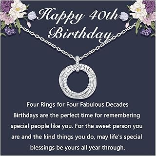 30e 50e 60e 70e anniversaire cadeaux pour femmes argent joyeux bijoux. Plus de choix, moins de dépenses avec Diaytar