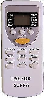 Télécommande de remplacement compatible avec le climatiseur supra ac