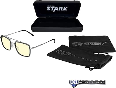 Lunettes anti-lumière bleue pour hommes junner stark industries (paquet de 1)