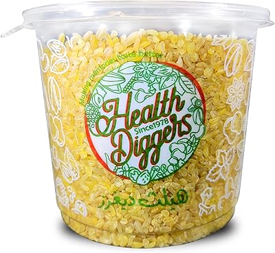 Healthy diggers boulgour blanc boulgour fin blé entier concassé nutritif et sain préparez